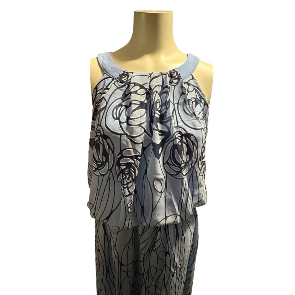 size 16 Robbie Bee Black and White Floral Maxi Dress NWT - Picture 2 of 11